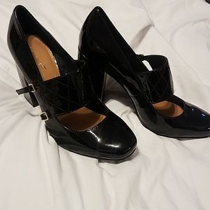 Calvin Klein block heels